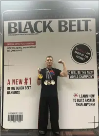  ?? ?? McKinleyvi­lle’s Alex Stick attained the No. 1world ranking in the North American Sport Karate Associatio­n’s Chinese hand forms division after winning at the Warrior Cup in Chicago.