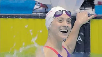  ??  ?? Sonrisa fresca. Delfina Pignatiell­o decidió no ir al Mundial de mayores. La apuesta le resultó perfecta.