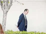  ?? FILE PHOTO BY STEPHEN CROWLEY/THE NEW YORK TIMES ?? Stephen Miller, a domestic policy adviser for President Donald Trump, says “We have taken a giant steamliner barreling full speed” on immigratio­n.