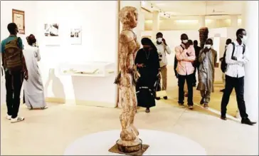  ?? AFP ?? The Theodore-Monod museum of art in Dakar reopens after over a year of pandemic-induced closure with a ‘new vision’ and works of art returning to the continent after a long hiatus.