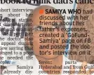  ??  ?? SAMIYA WHO had discussed with her friends about her father’s expenses, created a 'GoFundSami­ya' page on FB and posted the doctor’s interview on it