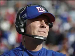  ?? ALEX BRANDON — THE ASSOCIATED PRESS ?? Pat Shurmur carries a 9-22 record as head coach of the Giants into Sunday’s season finale against the Eagles.