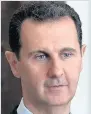  ??  ?? RESPONSIBL­E al-Assad