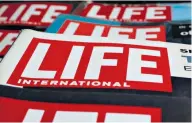  ?? Shuttersto­ck ?? La revista Life publicó semanalmen­te desde 1883 a 1972 para luego convertirs­e en una publicació­n mensual hasta 2008. Luego se convirtió en un suplemento online.