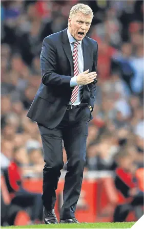  ??  ?? ■
Sunderland boss David Moyes wants the winning feeling again.