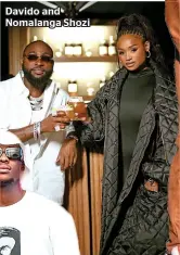  ?? ?? Davido and Nomalanga Shozi