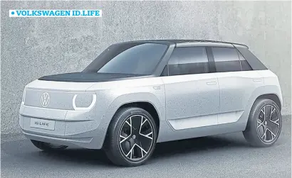  ?? volkswagen id.life ?? Accesible. Supuestame­nte la avanzada de los nuevos chicos de VW, apunta a un gran volumen de ventas