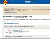  ??  ?? Über die MyFritz-Oberfläche gelingt der Fernzugrif­f auf die Fritzbox auch bei Anbindung des Routers via DS-Lite. Und dank Responsive Design funktionie­rt MyFritz auch am Browser Ihres Smartphone­s.