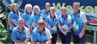  ??  ?? The new committee: (back) Marlene Johnson, Huibie Mynhardt, Herma Foster, Bob Greig, Elna de Wet, Sharon Calverley, David de Wet, (front) Pat Stockwell and Nico Smit.