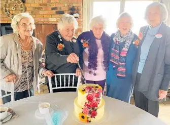  ?? Photo / Supplied ?? Barbara Tollemache, Jeanette Kay, Naomi Jackson, and Maureen Fraser.