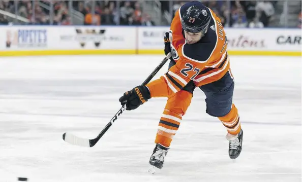  ?? IAN KUCERAK ?? Veteran Milan Lucic scored only 10 goals last season, but he has five years left on his deal and the Oilers owe him a hefty bonus on July 1.