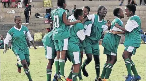  ??  ?? Dlala Ntombazane organises football tournament­s for schoolgirl­s.