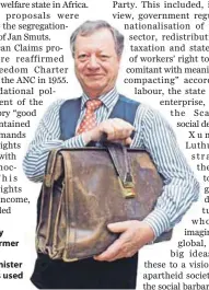  ??  ?? Seductivel­y affable: Former trade and finance minister Derek Keys used his charm