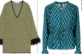  ?? Blouse, £54.99, Y.A.S at zalando.co.uk ?? Jacquard sweater, £39.99, zara.com