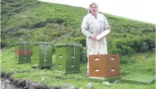  ??  ?? John Mellis said there is an immediate need for many more bee farmers in Scotland
