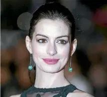  ?? REUTERS ?? Anne Hathaway was looking for - and found - something a bit offbeat in her newest film project.