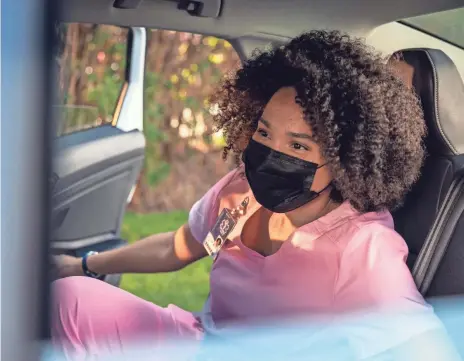  ?? PROVIDED BY LYFT ?? Lyft announced a nationwide campaign, funded by nonprofit partners, to support access to the COVID-19 vaccine for low-income, uninsured and at-risk communitie­s.