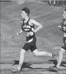  ?? SUBMITTED PHOTO ?? Ethan Kane of the La Plata cross country team, pictured here in a SMAC regular season meet last year, enters his senior season and will be one of the top runners on the boys team for the Warriors.