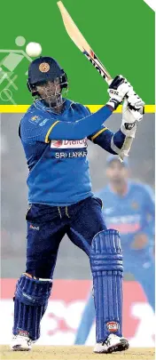  ??  ?? Angelo Mathews once again is becoming a pivotal part of the Lankan cricket machine