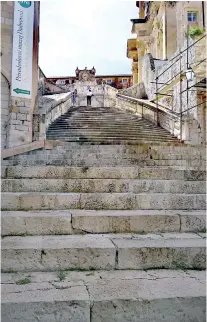  ??  ?? WALK OF ATONEMENT, a famous scene from the Game of Thrones was shot at the Jesuit Steps.