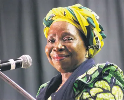  ?? Picture: Gallo Images ?? ON CAMPAIGN TRAIL. Nkosazana Dlamini-Zuma says she will be no one’s puppet if she wins the ANC presidenti­al election.