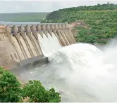 ??  ?? File photo of the Srisailam dam