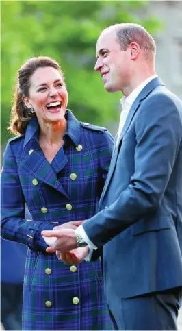  ?? EFE ?? Los duques de Cambridge, el príncipe Guillermo y Kate Middleton
