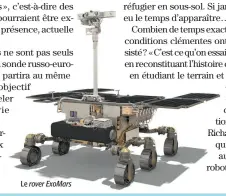  ??  ?? rover ExoMars