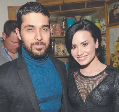  ??  ?? Wilmer Valderrama, pictured with ex-girlfriend Demi Lovato, will walk the red carpet at the Logies on the Coast.