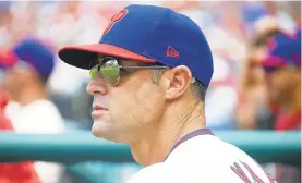  ?? CHRIS SZAGOLA/AP ?? There’s a strong chance Gabe Kapler won’t be managing the Phillies in 2020 if the team doesn’t right the ship before season’s end.