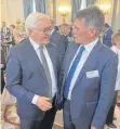  ?? FOTO: PR ?? Als einer der ehrenamtli­chen Bürgermeis­ter in Deutschlan­d hat Konstantin Braun aus Königsheim den Bundespräs­identen getroffen.