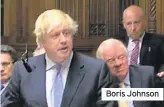  ??  ?? Boris Johnson