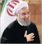  ?? PICTURE: AP ?? RISING POWER: The historic nuclear deal with world powers will lead to a new economic reality in Iran under President Hassan Rouhani.