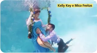  ??  ?? Kelly Key e Mico Freitas