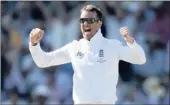  ?? GETTY IMAGES ?? WEAVING HIS MAGIC: Graeme Swann celebrates after taking the wicket of Ryan Harris on day two of the second Ashes Test at Lord’s yesterday.