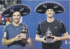  ??  ?? 0 Bruno Soares and Jamie Murray took the doubles title in Acapulco.