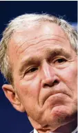  ?? Foto: dpa ?? George W. Bush übt heftige Kritik an Donald Trump.