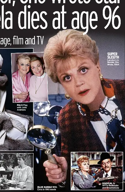 Murder, She Wrote star Angela dies at age 96 - PressReader