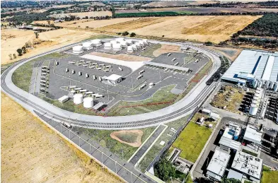  ?? /CORTESÍA @REPSOLMEXI­CO ?? La terminal de almacenami­ento de la empresa Repsol, ubicada en Jalisco