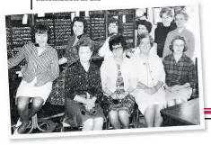  ??  ?? Angela Collop (right-hand corner, back row, wearing a black sweater) says that being a GPO telephonis­t was the best job she ever had. She worked on the Bodmin exchange when the area went over to STD. “The picture shows us on the final day before switchover when we had just finished phoning every subscriber to make sure they knew how to use their new telephone.”