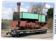  ?? SBR ?? Hunslet ‘Tamar’ 0-4-2PT Works No. 3756 at the Statfold Barn Railway prior to being dismantled for overhaul.