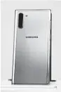  ?? FRANK FRANKLIN II/AP ?? Galaxy Note 10 squeezes in more goodies by dropping the headphone jack.