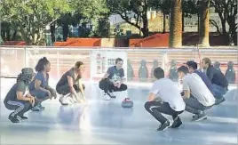  ?? Holiday Ice Rink Pershing Square ?? YOU’VE seen it at the Olympics, now try curling yourself. Yes, in downtown L.A.