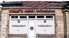  ?? RP-FOTO: ANDREAS BRETZ ?? Das Burger-Restaurant „What’s Beef“an der Kaiserswer­ther Straße in Golzheim hat geschlosse­n.