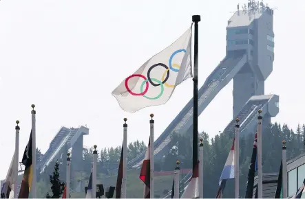  ?? GAVIN YOUNG ?? A proposal to hold Olympic ski jumping in Whistler, B.C., in 2026 is getting some pushback because of cost and pipeline politics.