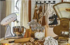 ?? ?? |BOTTOM, RIGHT| TIDY UP. Dave says the most challengin­g part about decorating for the holidays is “taking down all the décor at the end of season and storing it away in an organized fashion.”