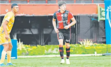  ?? Foto Cortesía La Opinión ?? Vens Andriu Leal Torres es uno de los nuevos prospectos del Cúcuta Deportivo, surgido de la categoría Sub-20./