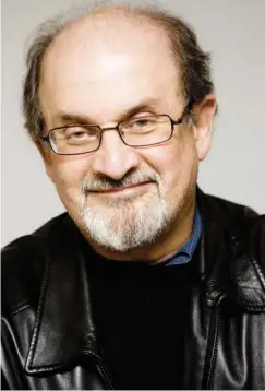  ??  ?? Salman Rushdie