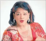  ??  ?? Doolally diva: Porirua girl Parekotuku Moore’s Who Dat Sheila? show takes the piss out of sassy divas.