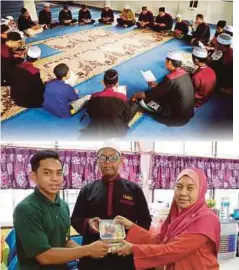  ??  ?? INSTITUT Tahfiz al-Quran lil-Muttaqin mengedarka­n pek makanan tengah hari sebagai inisiatif menjana pendapatan.